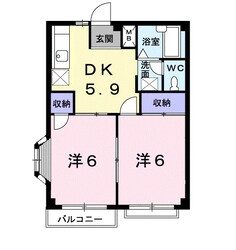 エルディム南條の物件間取画像